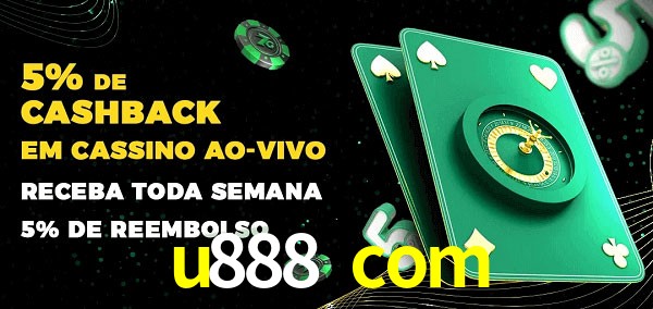 Promoções do cassino ao Vivo u888 com